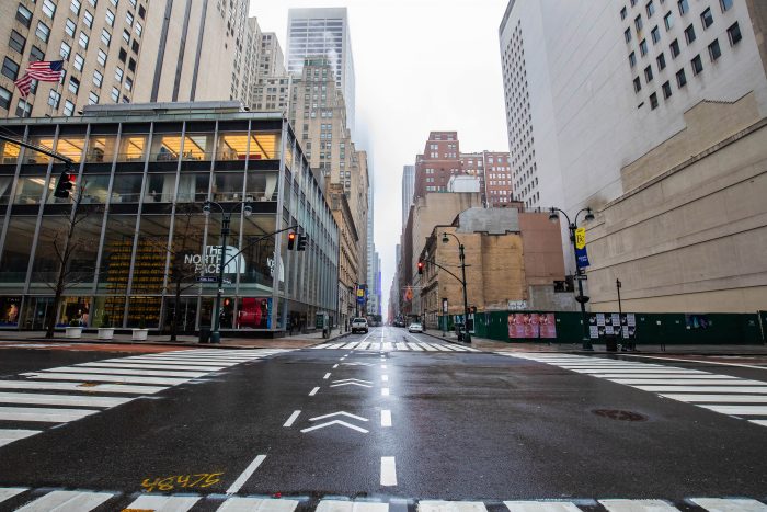 New York City during coronavirus lockdown