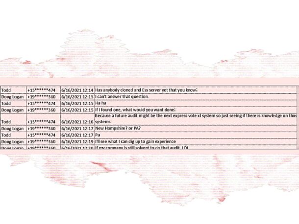 Cyber Ninjas CEO s Text Messages About Arizona Audit Reveal Frequent 
